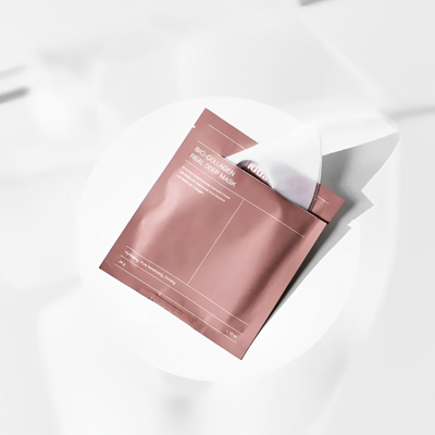 Masque Collagène rejuvenating face mask in elegant packaging with hydrating ingredients.